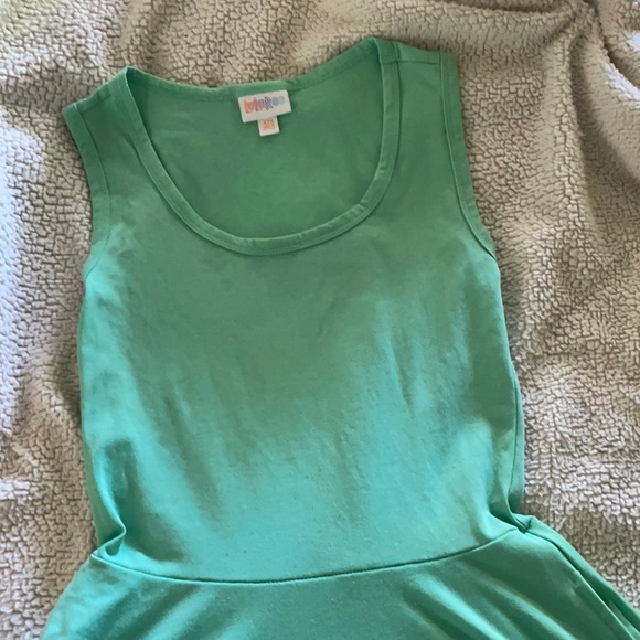 Green LulaRoe Dress - Picture 1 of 4